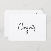 おめでとう住宅所有者のポストクローディングカード 招待状 (正面/裏面)