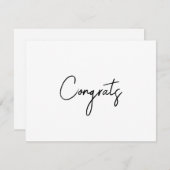 おめでとう住宅所有者のポストクローディングカード 招待状 (正面/裏面)