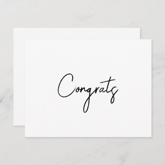 おめでとう住宅所有者のポストクローディングカード 招待状 (正面/裏面)