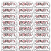 おめでとう勝った！ – 水彩シール