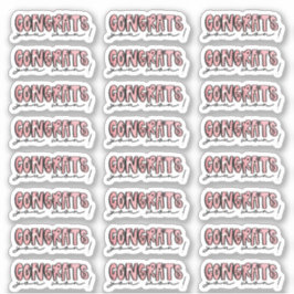 おめでとう勝った！ – 水彩シール シール