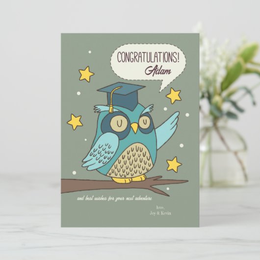 おめでとう卒業カード 招待状 (スタンド正面)