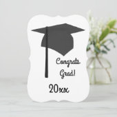 おめでとう卒業パーソナライズされたカード (スタンド正面)