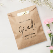 おめでとう卒業パーティーお菓子の好意 フェイバーバッグ (封をした状態)