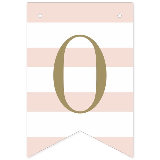 おめでとう卒業パーティー赤面ピンク金ゴールド バンティングフラッグ (第2の旗)