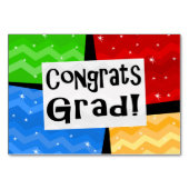 おめでとう卒業フェスティバル数々のカラー卒業パーティー テーブルナンバー (正面)