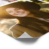 おめでとう卒業写真トレンディー卒業会 ポスター (角)