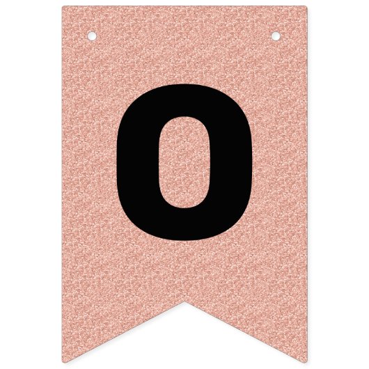 おめでとう卒業式パーティーバナーピンクグリッター バンティングフラッグ (第3の旗)