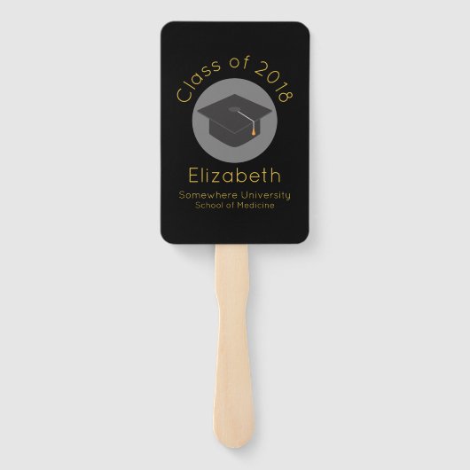 おめでとう卒業生2018年クラス ハンドファン (裏面)