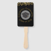 おめでとう卒業生2018年クラスw ハンドファン (正面)