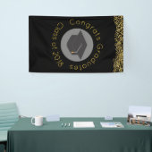 おめでとう卒業生20xxクラスフェイク紙吹雪 横断幕 (トレードショー)