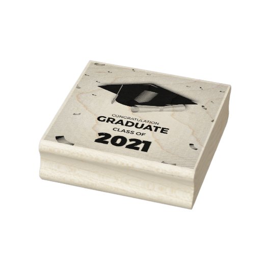 おめでとう卒業生 ゴムスタンプ ラバースタンプ (スタンプ)