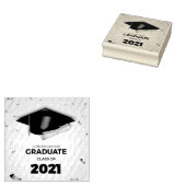 おめでとう卒業生 ゴムスタンプ ラバースタンプ (押印)