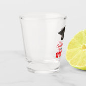 おめでとう大学卒業党が赤を支持 ショットグラス (左)