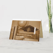 おめでとう大学院のクラシック帳 カード (裏面)