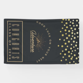 おめでとう大学院アドベンチャーマウンテン、サンレイズ 横断幕