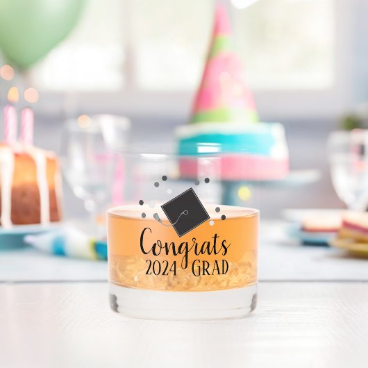 おめでとう大学院カスタムウイスキー・グラス ウイスキーグラス (インサイチュ (バースデー))