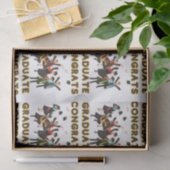 おめでとう大学院ティッシュペーパー 薄葉紙 (ギフト)