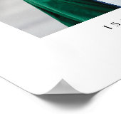 おめでとう大学院トレンディー写真卒業会 ポスター (角)