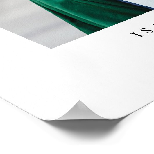 おめでとう大学院トレンディー写真卒業会 ポスター (角)