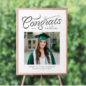 おめでとう大学院トレンディー写真卒業会 ポスター
