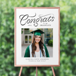 おめでとう大学院トレンディー写真卒業会 ポスター