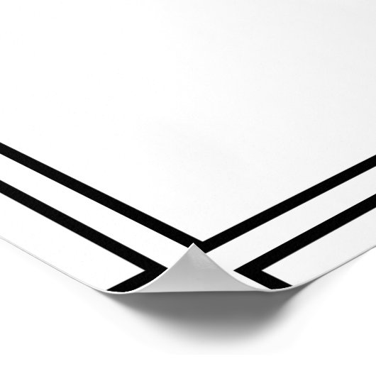 おめでとう大学院写真黒の署名大 ポスター (角)