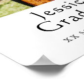 おめでとう大学院卒業パーティー写真へようこそ ポスター (角)