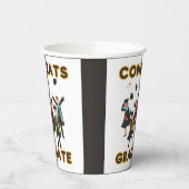 おめでとう大学院紙カップ 紙コップ (左)