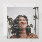 おめでとう大学院都市スカイライン写真ビルボード 案内状 (裏面)