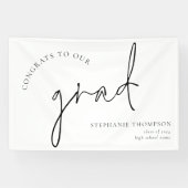 おめでとう大学院黒字卒業発表 横断幕 (横)