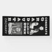 おめでとう大学院2写真白黒 横断幕 (横)