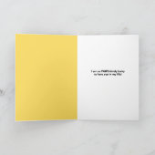 おめでとう夫人、かわいい花空洞猫 シーズンカード (内部)