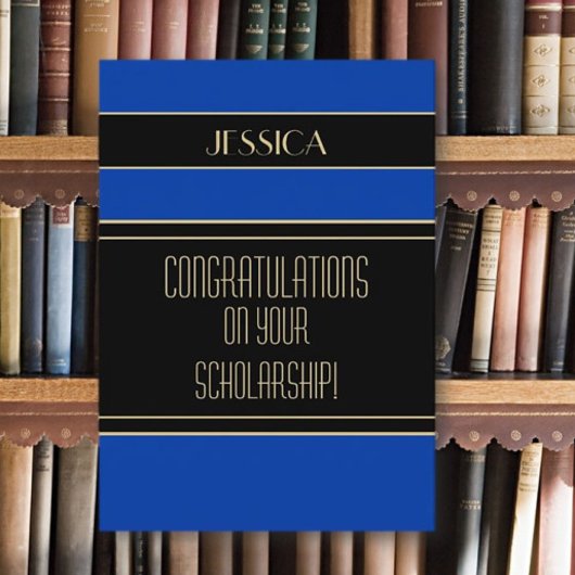 おめでとう奨学金受賞カード カード
