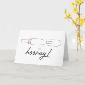 おめでとう妊娠お祝いカード カード (黄色い花)