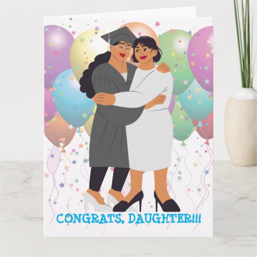 おめでとう娘！！！カード カード (正面)