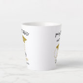 おめでとう学感動的科金ゴールド カフェラテマグ (正面)