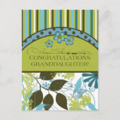 おめでとう孫娘Any大事な行事カード ポストカード (正面)