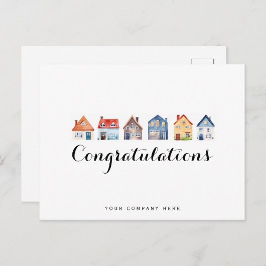 おめでとう実在エステートニューホームオーナー ポストカード (正面/裏面)