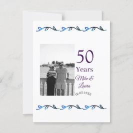おめでとう御夫婦50周年 結婚記念日 ポストカード