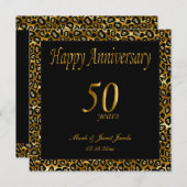 おめでとう御結婚50周年 招待状 (正面/裏面)