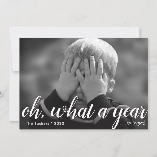 おめでとう忘れ、おめでとう シーズンカード (正面)