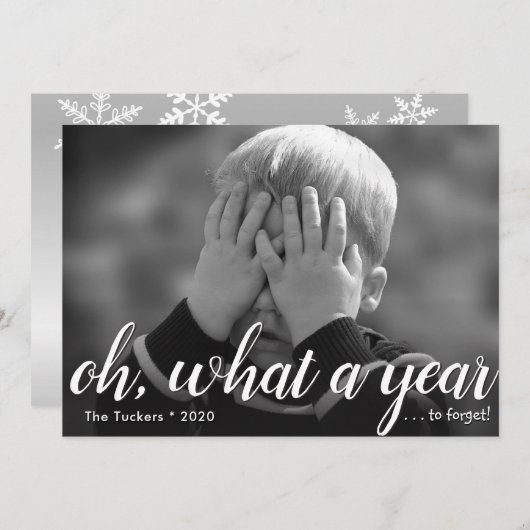 おめでとう忘れ、おめでとう シーズンカード (正面/裏面)