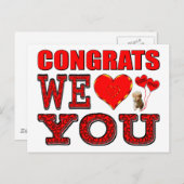 おめでとう愛 ポストカード (正面/裏面)