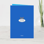 おめでとう抽象芸術カラフルの鶏 カード (裏面)