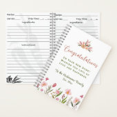 おめでとう新しいホームファミリー名年レシピ ノートブック (内側)