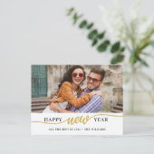 おめでとう新年写真はがき ポストカード (スタンド正面)