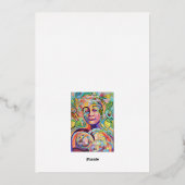 おめでとう新生児フォイルホリデーカード 箔シーズンカード (裏面)