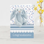 おめでとう新生児 カード (黄色い花)