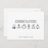 おめでとう新築オーナー不動産 ポストカード (正面/裏面)